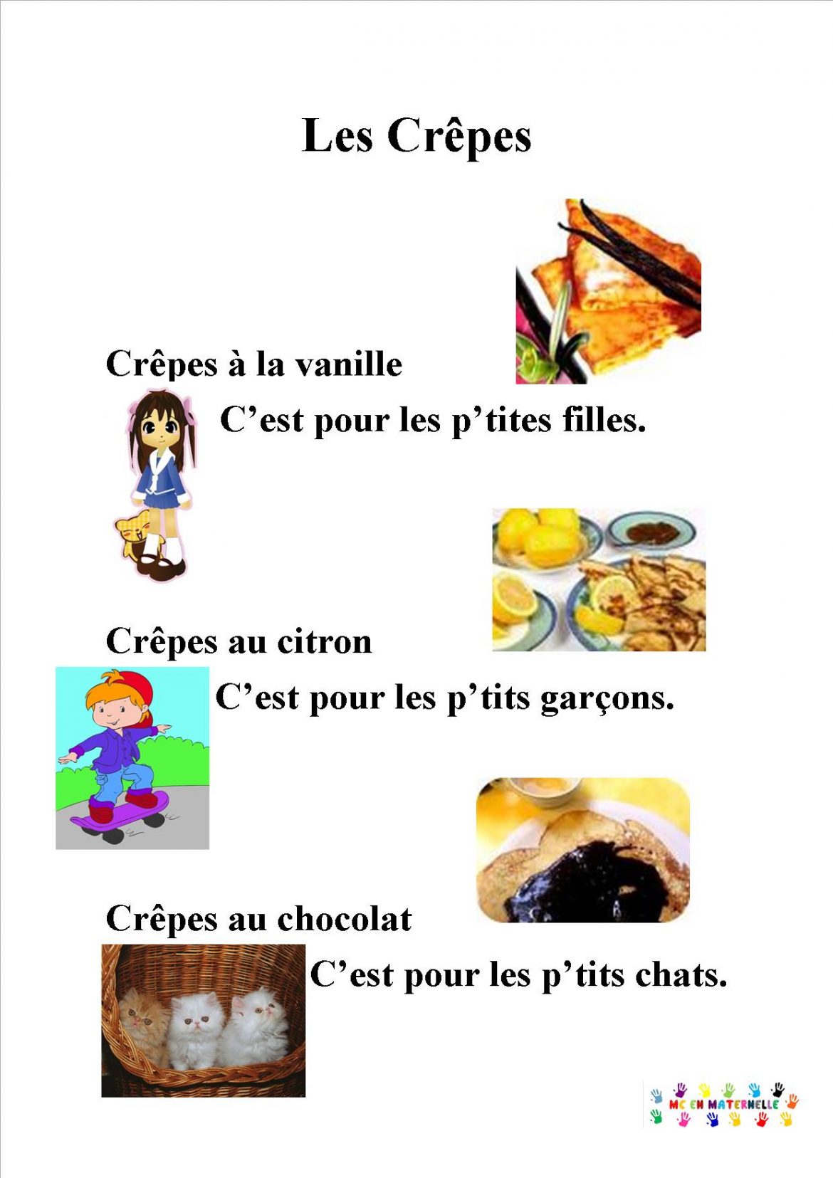 Chansons Comptines Page 2 MC En Maternelle