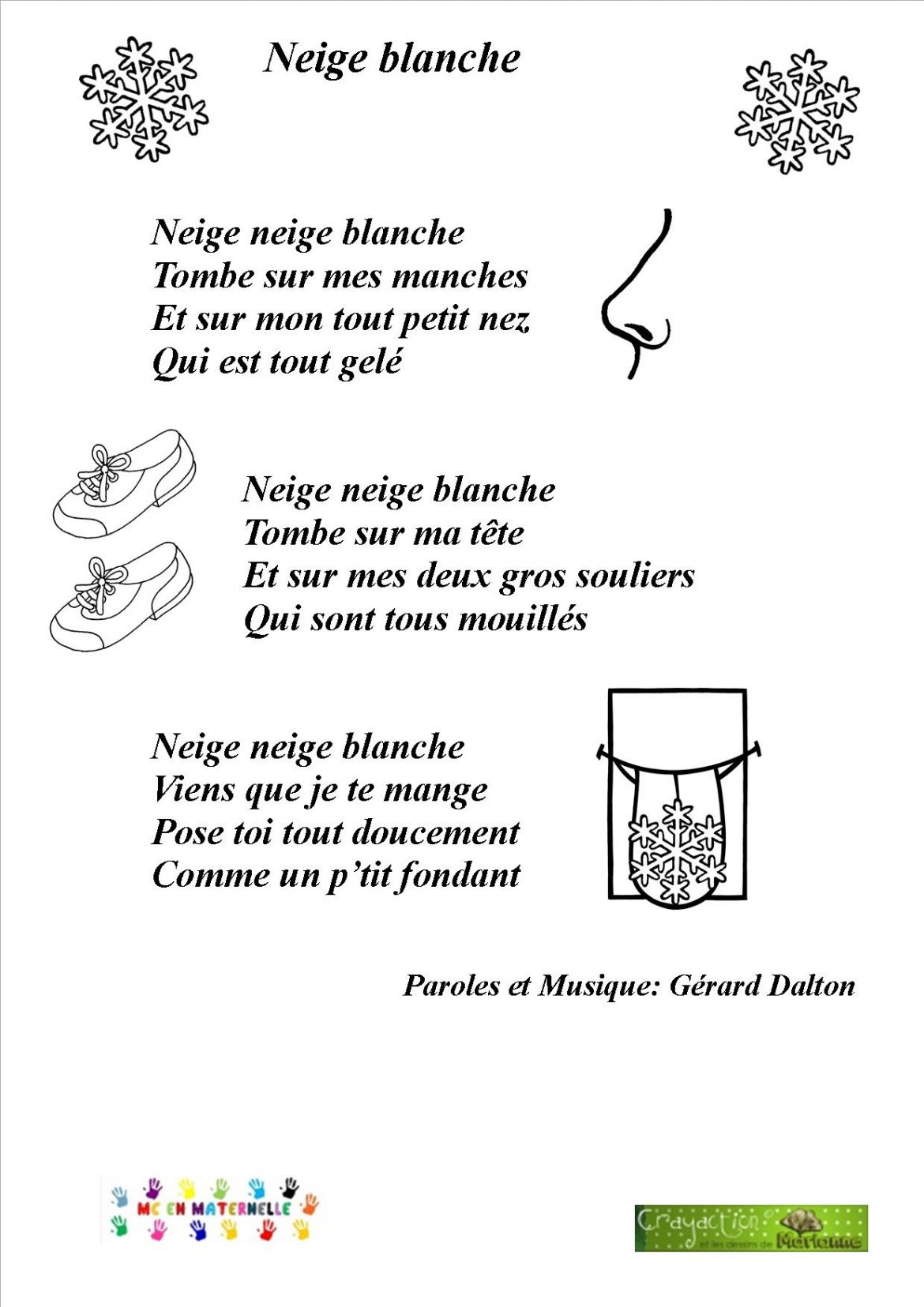 Chansons Comptines Mc En Maternelle