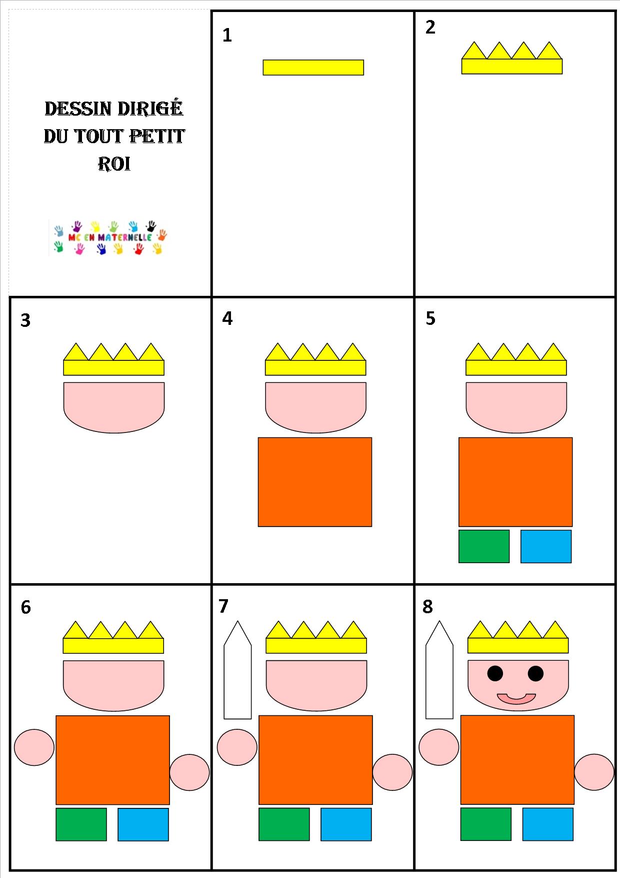 Le Tout Petit Roi Dessin Dirig Du Roi Et De La Princesse Mc En Maternelle