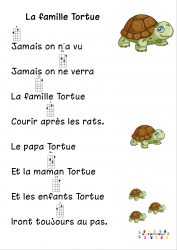 La Famille Tortue Pour Ukulele Mc En Maternelle