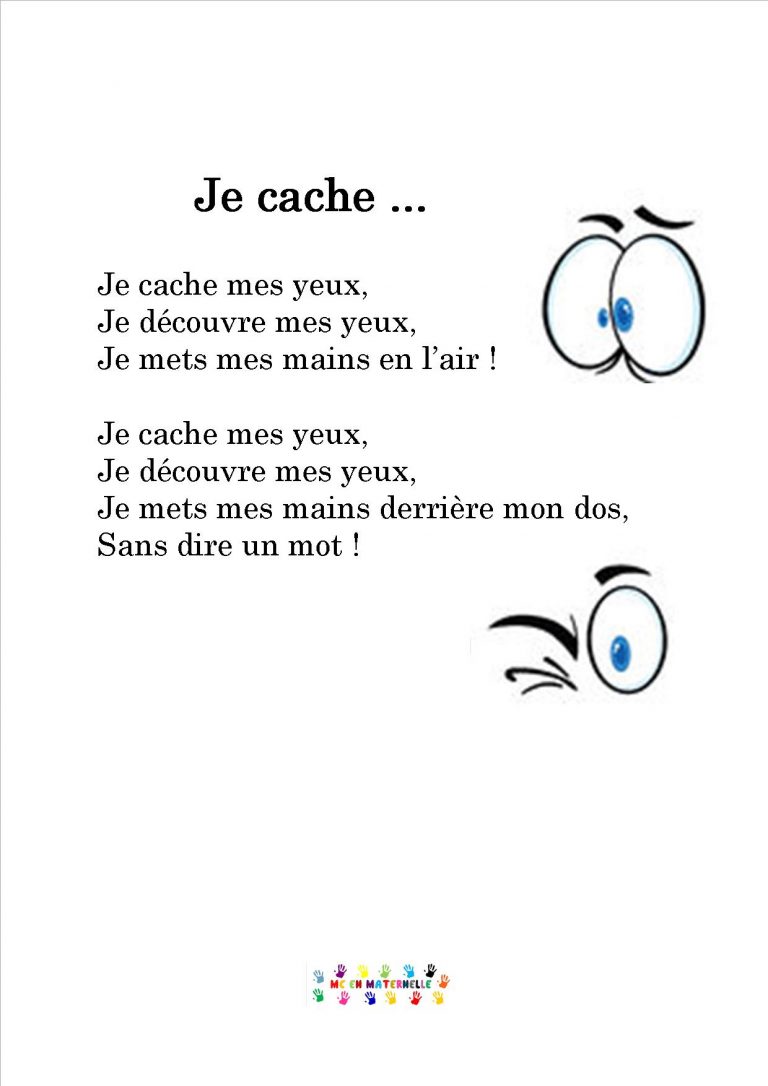 Je cache …