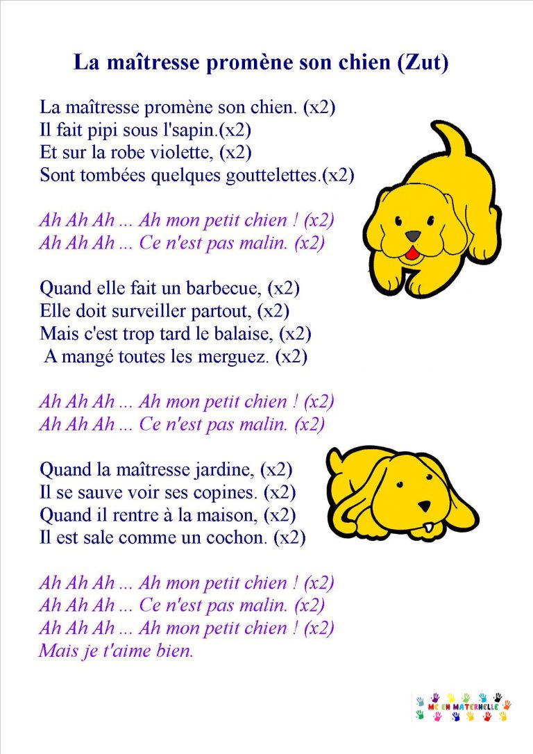 Le chien de la maîtresse