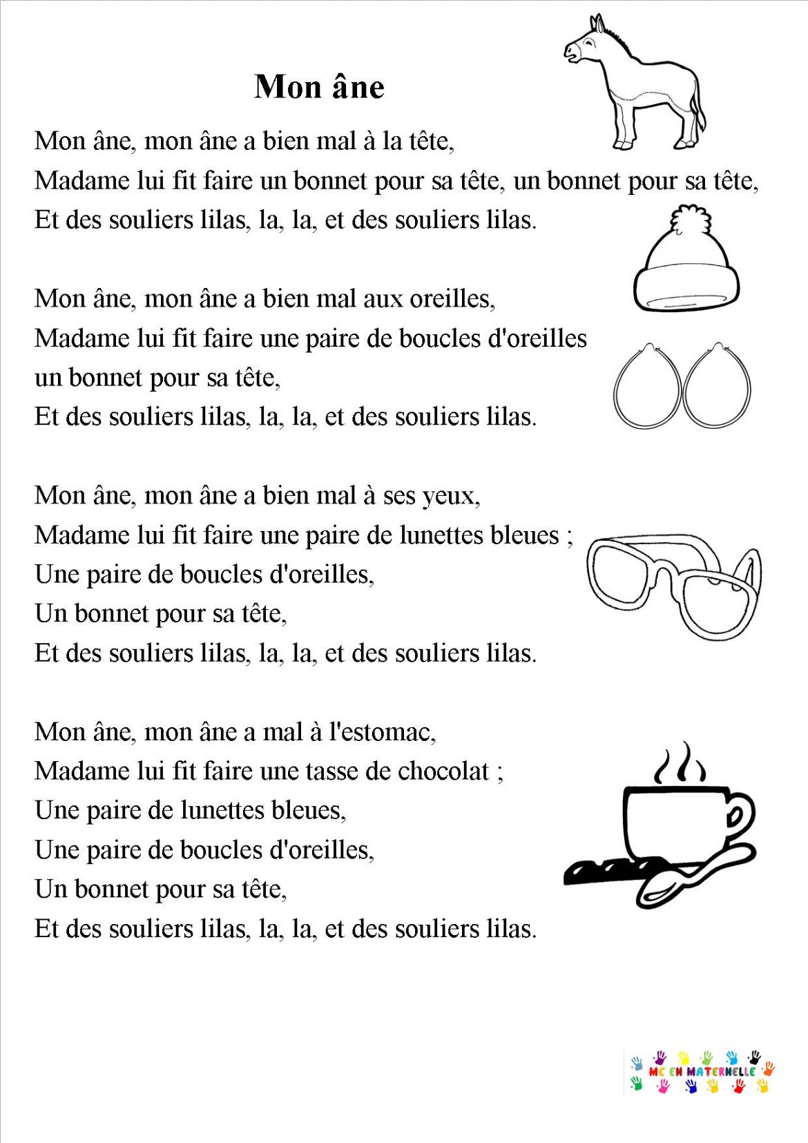 chansons/comptines – Page 4 – MC en maternelle