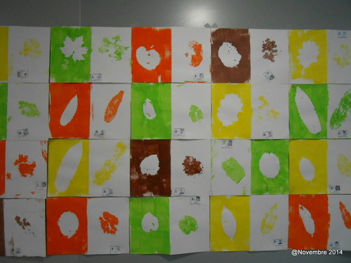 Peinture des feuilles d’arbre recto-verso