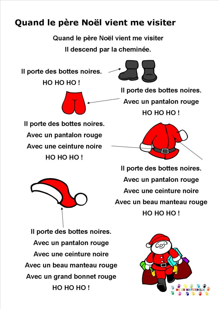 Quand le père noël vient me visiter …