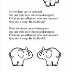 un éléphant qui se balançait …