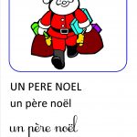 Le père ne sait pas dire non : imagier de noël