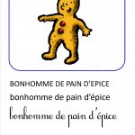 Petit bonhomme de pain d’épice : Imagier