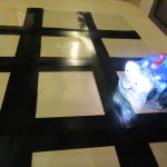 Tapis transparent pour les robots