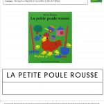 La petite poule rousse : Reconstituer le titre de l’histoire avec plusieurs graphies possibles