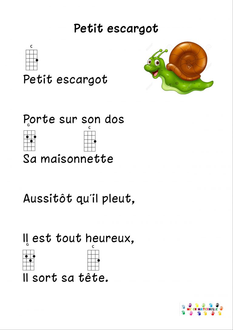 Petit escargot pour ukulélé