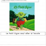 Le petit ogre veut aller à l’école : recomposer le titre de l’album