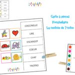 La rentrée de Trotro : cartes à pinces – vocabulaire