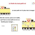 Le tout petit roi : le festin du tout petit roi (numération)