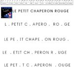 Le petit chaperon rouge : recomposer le titre