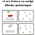 Atelier autonome : associer un mot en capital à ses lettres en script