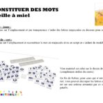 Les abeilles : reconstituer les mots