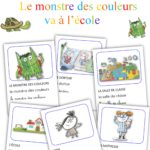 Le monstre des couleurs va à l’école : Imagier