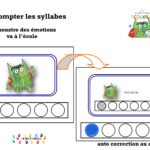 Le monstre des couleurs va à l’école : compter les syllabes