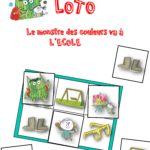 Le monstre des couleurs va à l’école : Loto