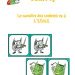 Le monstre des couleurs va à l’école : Mémory