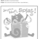 Joyeux noël Splat : couverture de l’album à reconstituer