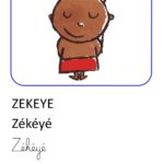 Zékéyé à l’école : imagier