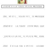 Zékéyé et la toute petite musique : Compléter les mots ou le titre de l’histoire