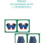 Loto et mémory sur les vêtements pour PS, MS et GS