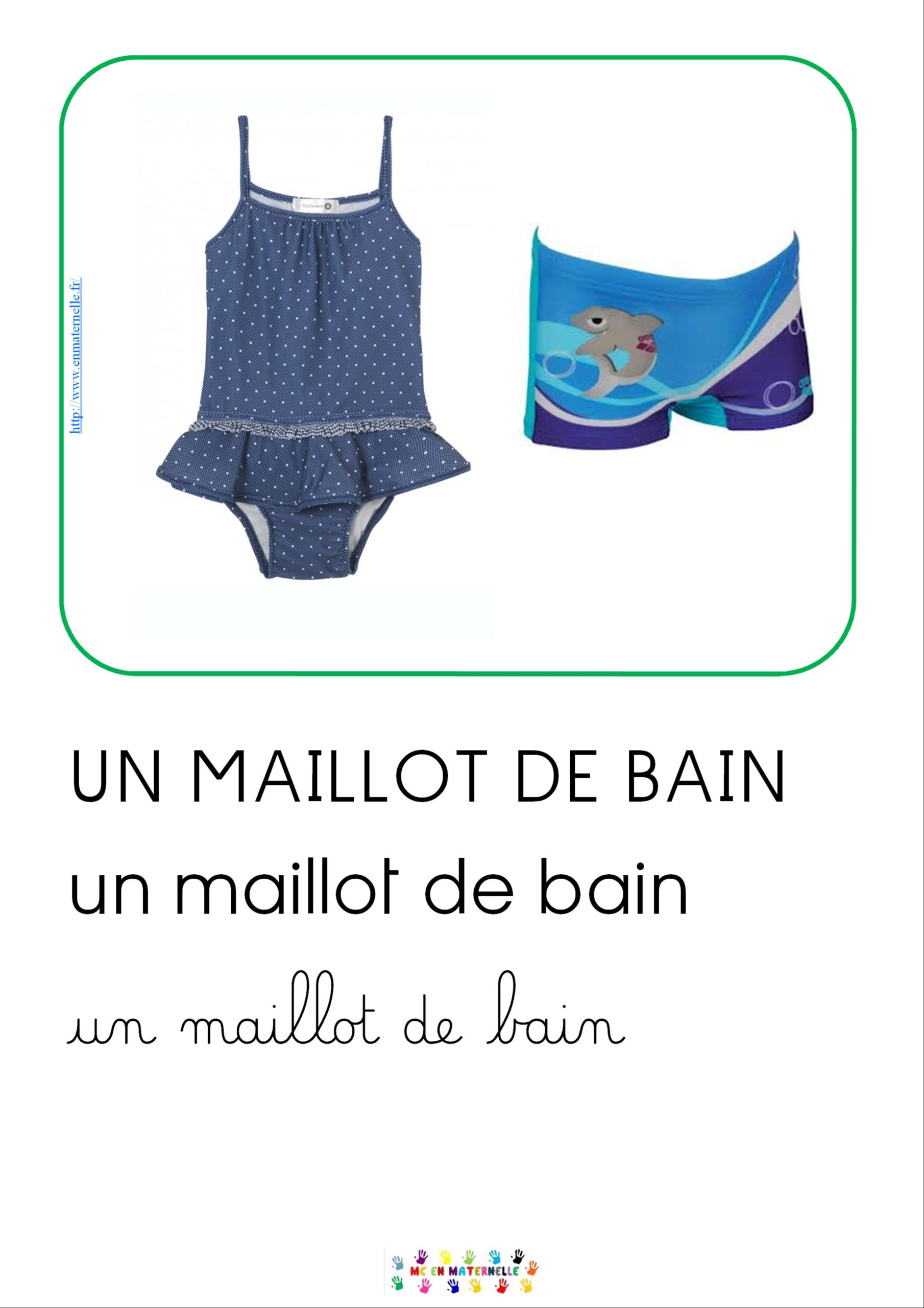 Imagiers Pour Petits, Moyens Et Grands Sur Les Vêtements – MC En Maternelle