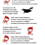 Le petit chaperon rouge : chansons