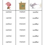 les trois petits cochons : trouver les mots corrects