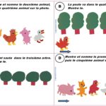 La petite poule rousse : position dans une image