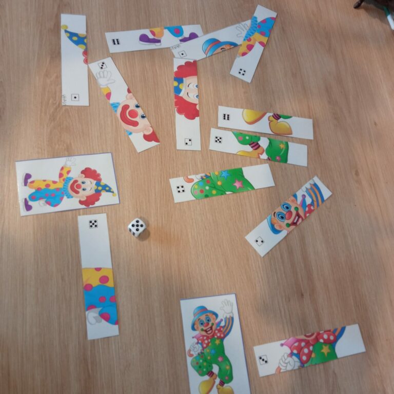 Clown : jeu du puzzle numérique